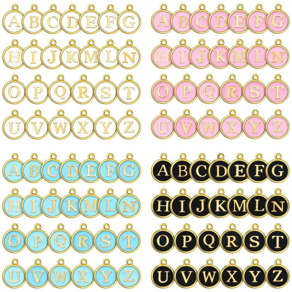 8134 104 Piece Letter Charms Jewelry Making - Alphabet Charms
